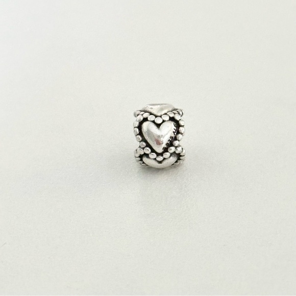 Pandora 925 Everlasting Love Hearts Rare Retired Bead Charm - Picture 3 of 5